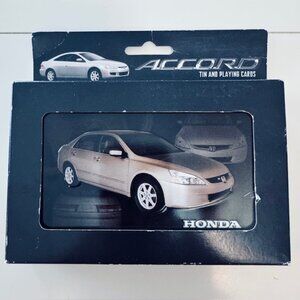 NIB Honda Accord 200 Limited Edition Collector's Playing Cards in Tin (2 Decks)